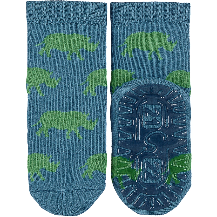Sterntaler Fliesen Flitzer AIR Dino + Nashorn, 2er-Pack mittelblau