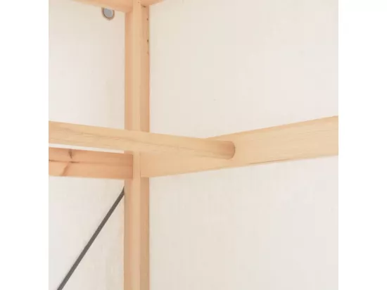 Garde-robe Blanc 79 x 40x170 Tissu 2