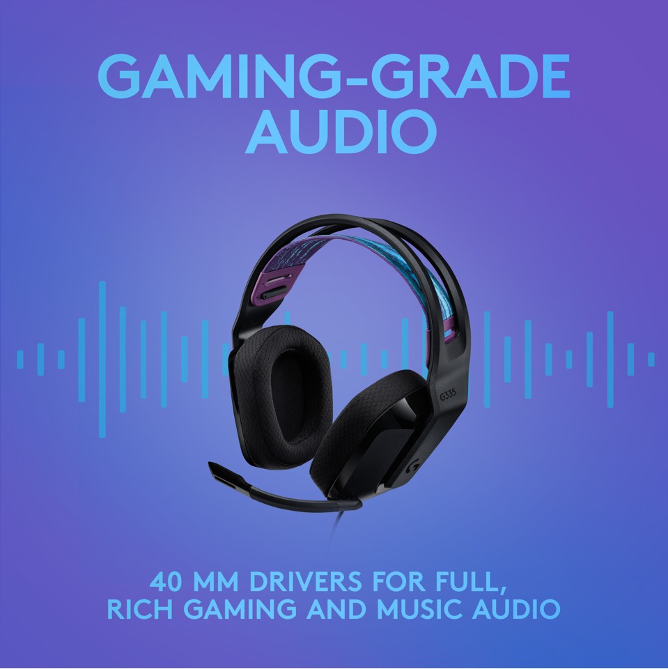 Logitech - G335 Wired Gaming Headset - SORT