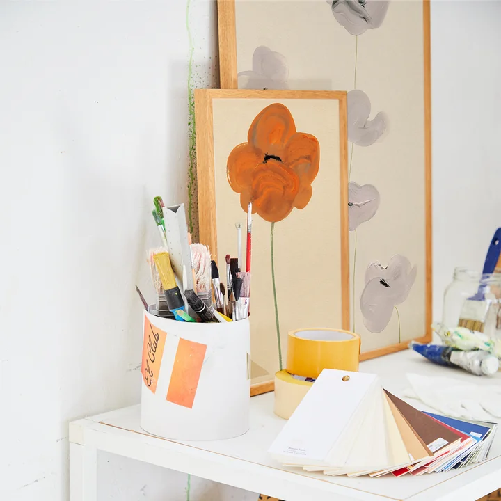 Paper Collective - White Vallmo Poster, 50 x 70 cm