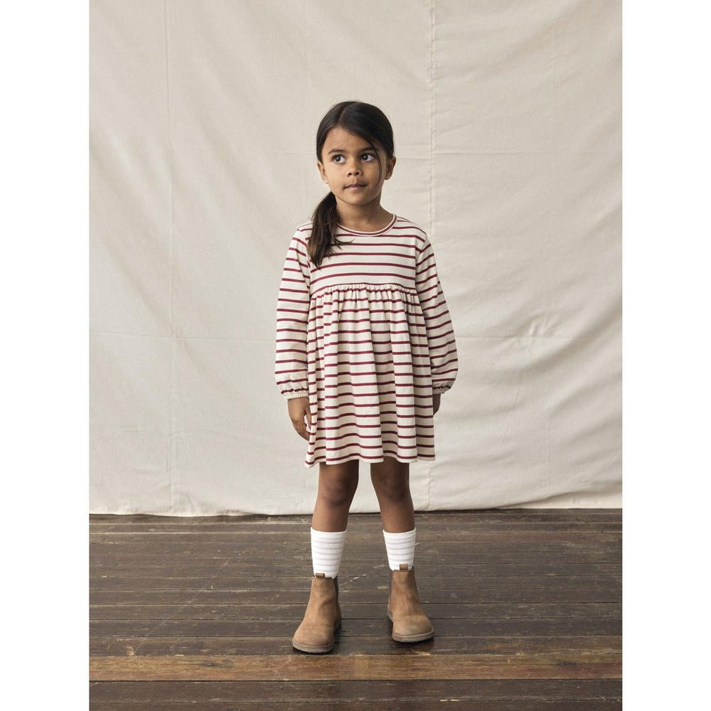 Køb Lil'Atelier Turtledove Red Dahlia Nmflimia Ls Loose Kjole Lil