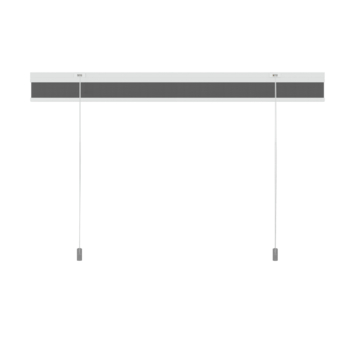 KARWEI dubbel plisségordijn verduisterend antraciet (kleurnr. 6013) 100x220 cm (bxh)