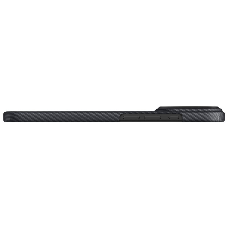 iPhone 17 Pro Max MagEZ MagSafe Case Aramid Schutzhülle (KI1701BPM) - Schwarz (Carbon)