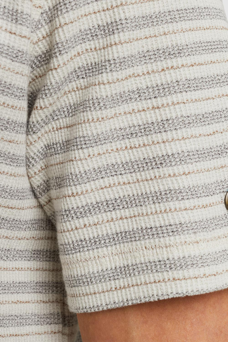 Cast Iron beige heren t-shirt