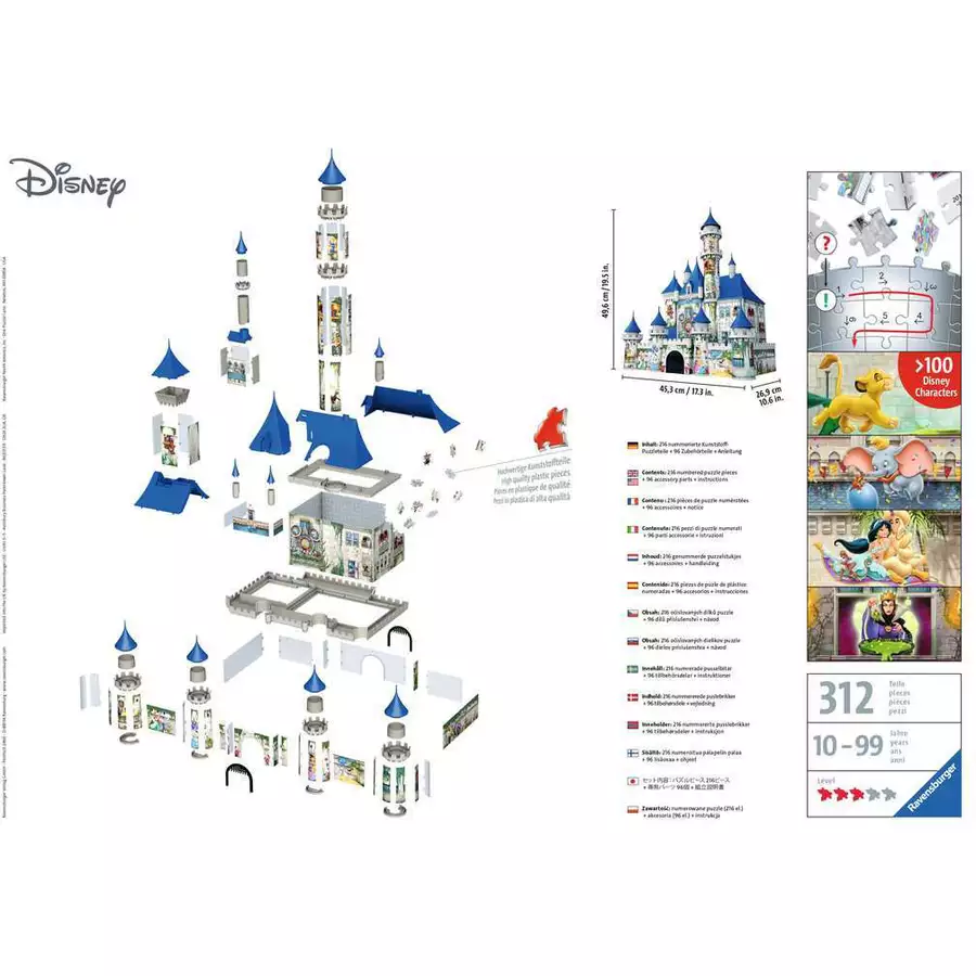 Ravensburger Walt  Schloss bunt