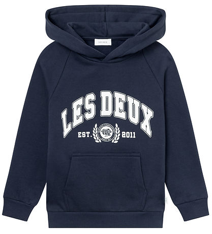 Les Deux Kapuzenpullover - Universität - Dark Navy/Light Ivory