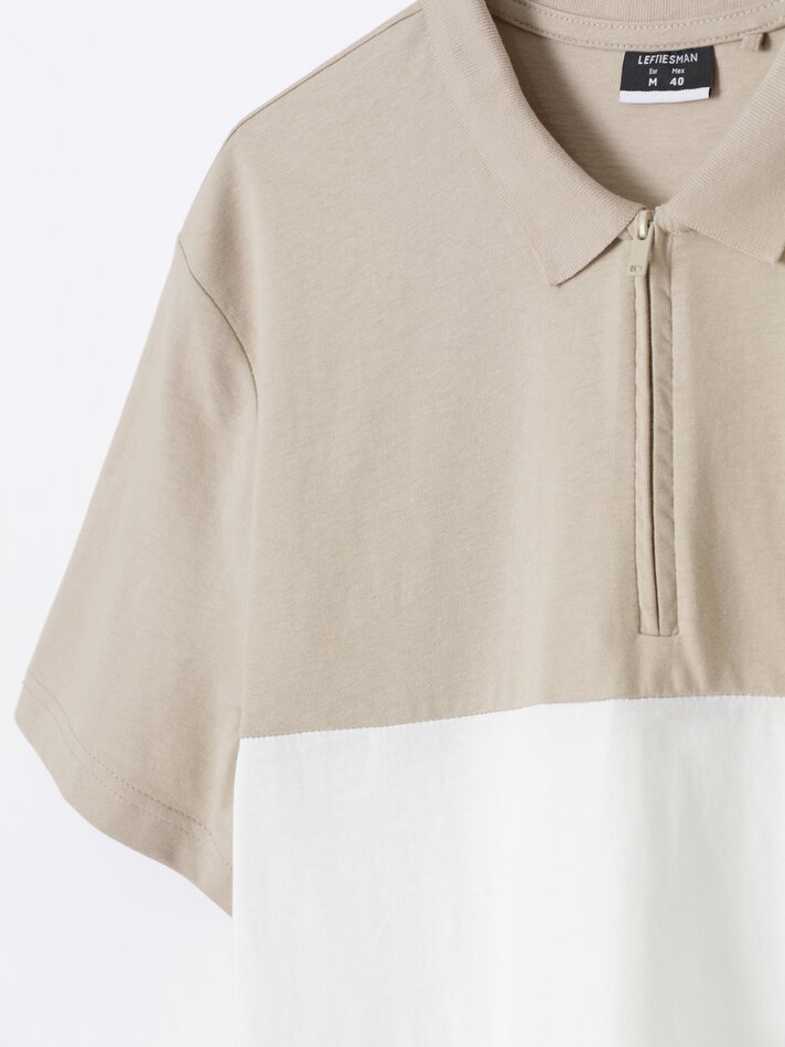 Bloco de cores Polo - Mink