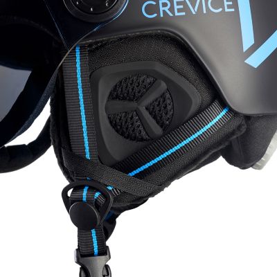 Black CreviceBC Visierhelm - schwarz