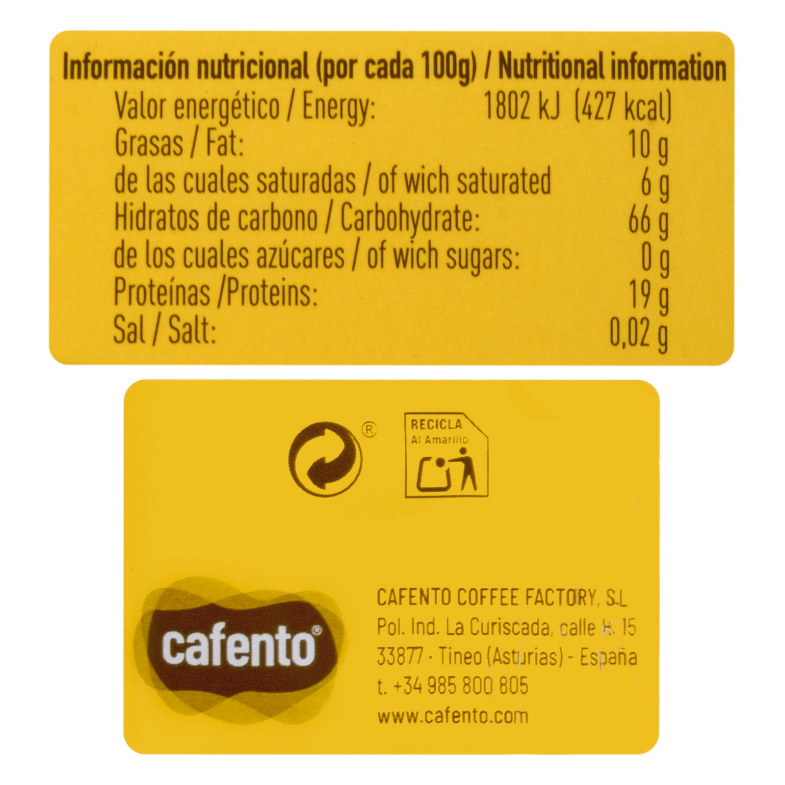 Café moulu naturel des Cafés Valiente