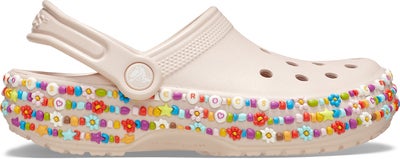 Crocs Classic Beaded Band Kids Sandaler, Quartz