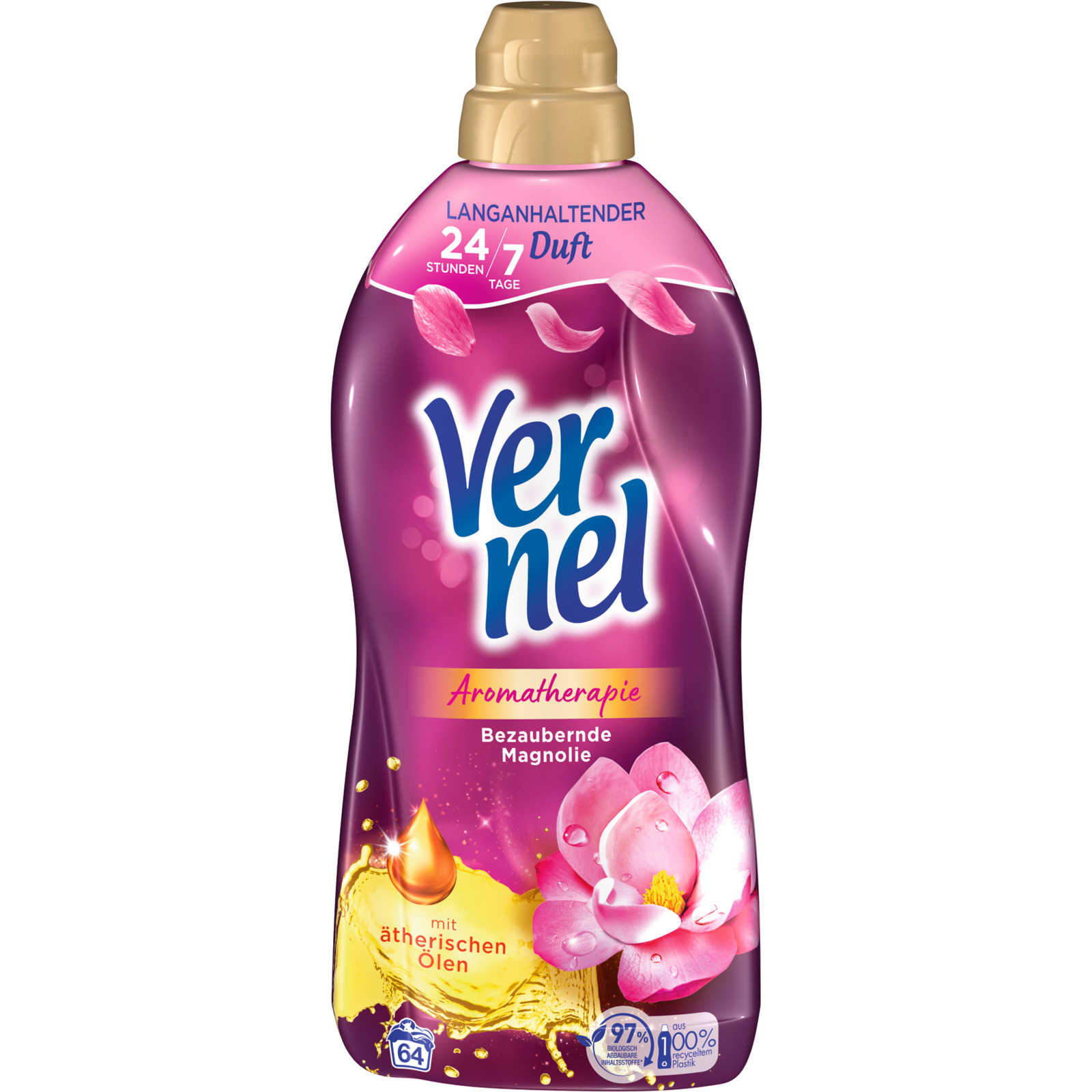 Vernel Weichspüler Bezaubernde Magnolie 64 Waschgänge
