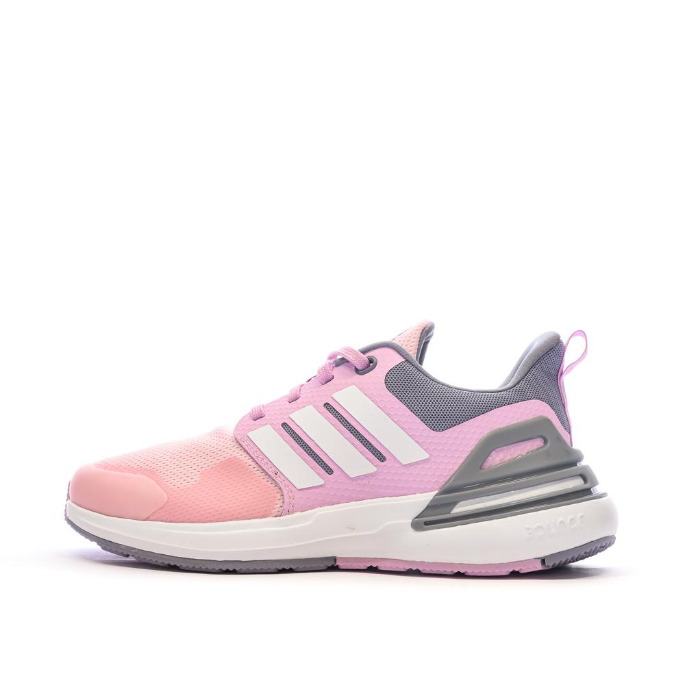 Adidas Baskets Roses Fille Adidas Rapidasport