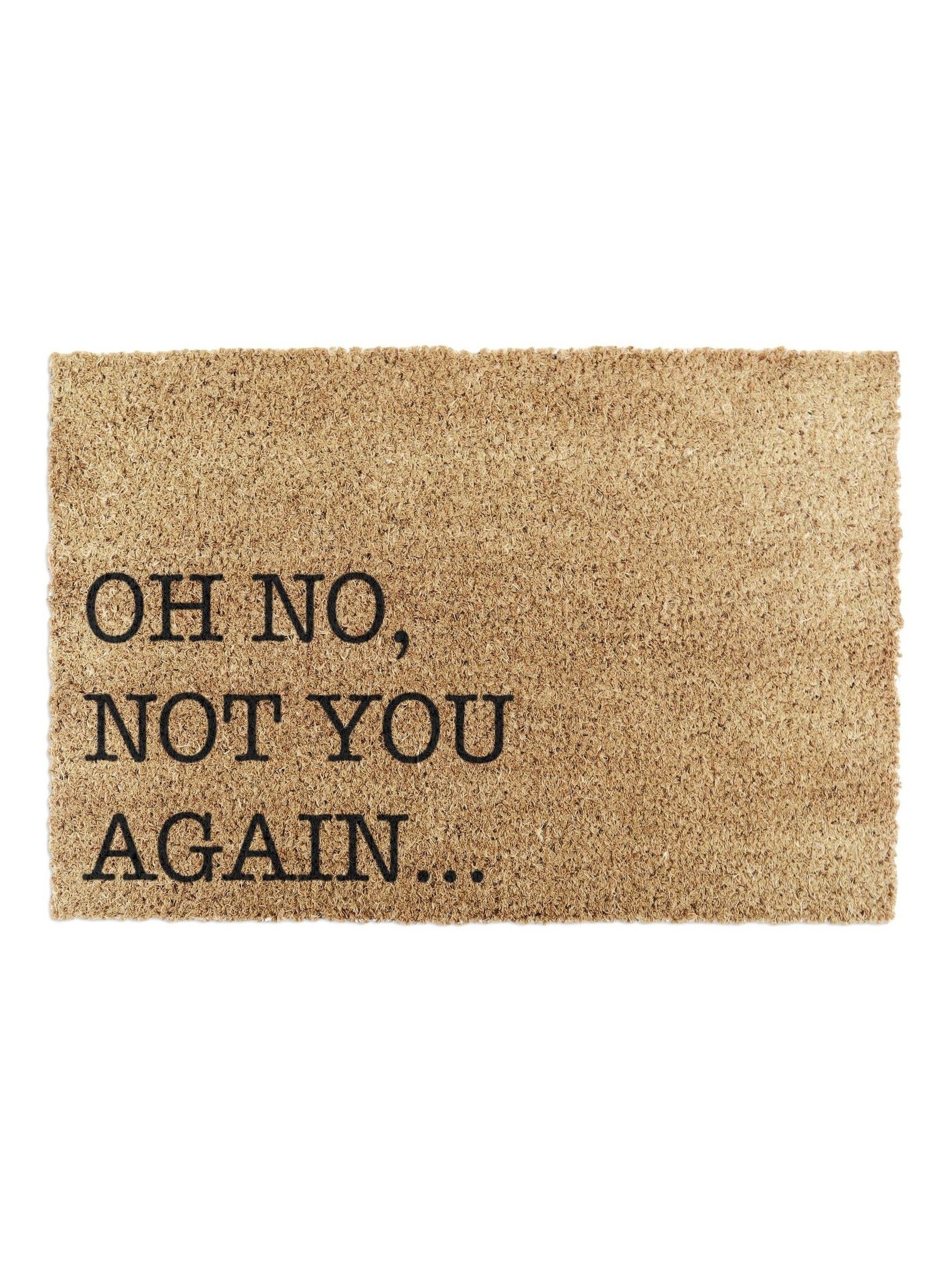 Artsy Mats Oh No Not You Again Doormat