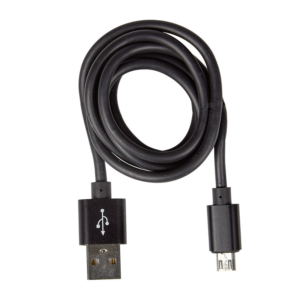 Câble USB vers micro USB plastique PP Noir charge rapide