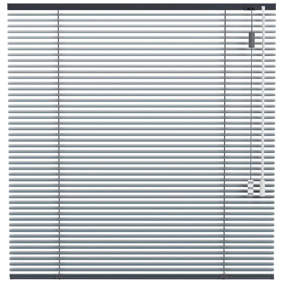 Fenstr aluminium jaloezie 25mm metallic - blauw (35301)