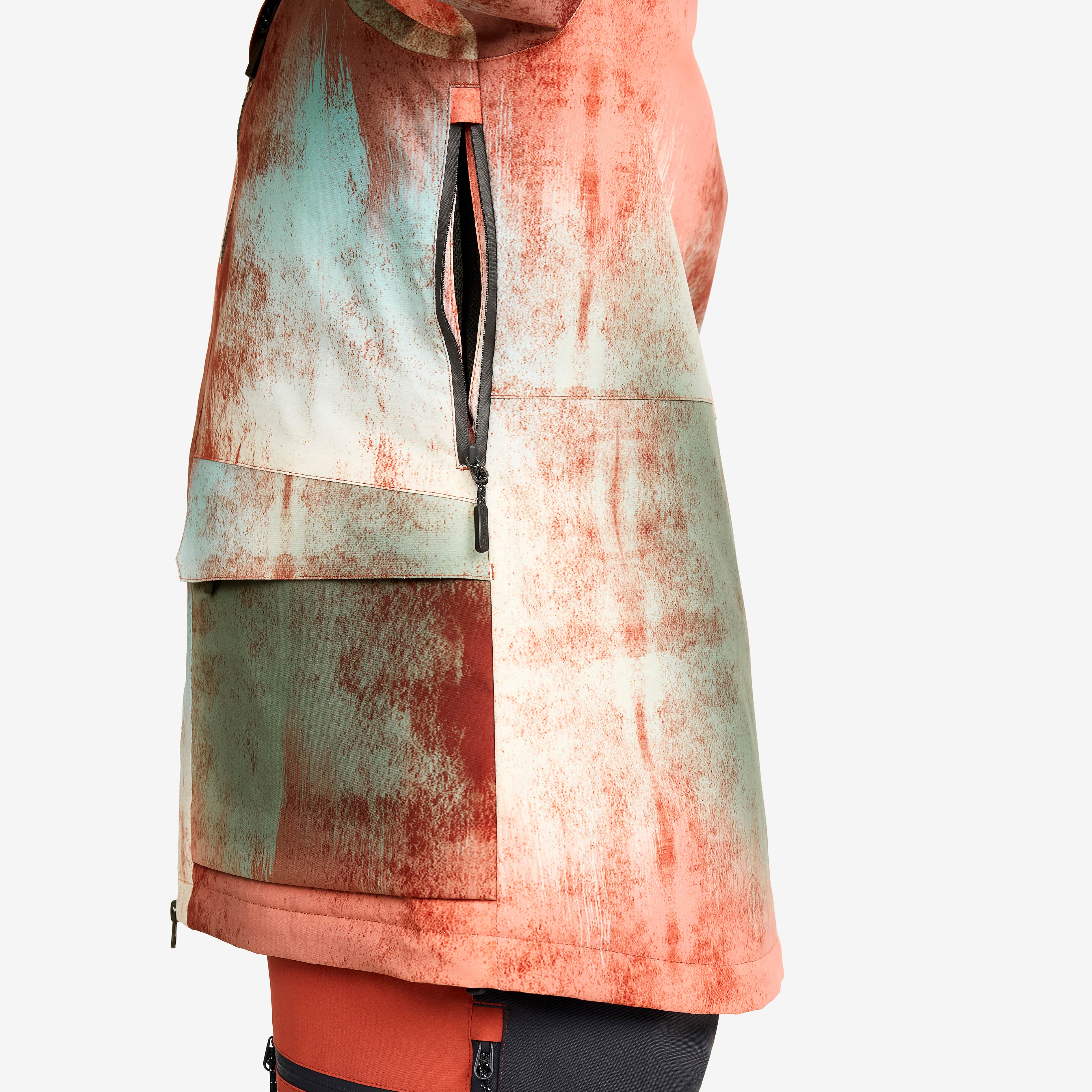 Halo 2L Insulated Ski Jacket Dame Bruschetta/Dusty Green