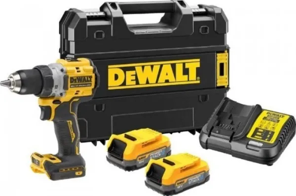 DeWALT DCD800E2T-QW, Pistolgreb boremaskine, Børstefri, 1,3 cm, 2000 rpm, 5,5 cm, 90 Nm