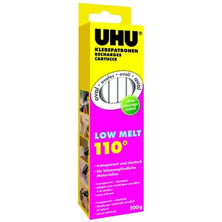 UHU 48630 - Klebepatrone LT110 transparent 200g