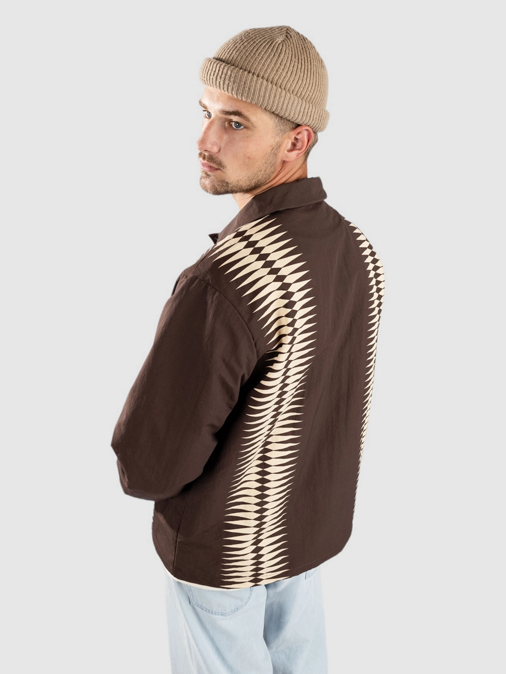 Stance Coaches Jacket darkbrown