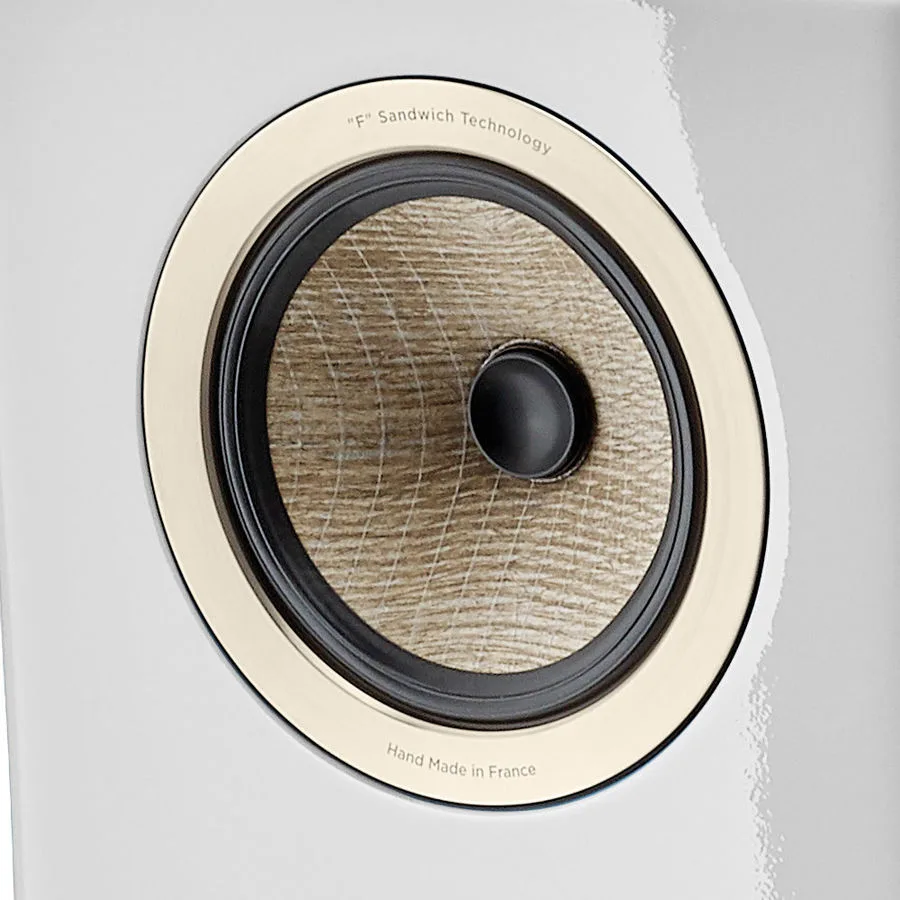 Focal Kanta N°3 Noir laqué / Blanc carrare (la paire) Enceintes colonne