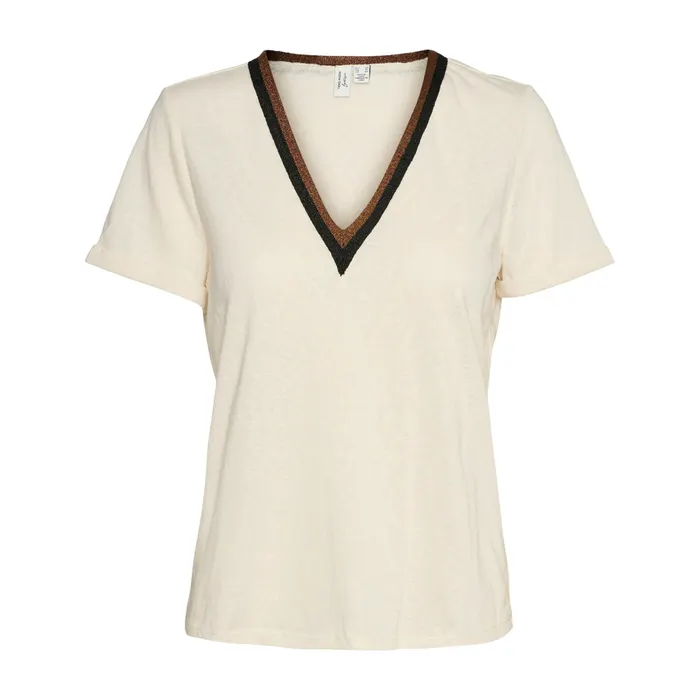 Vero Moda Valdola SS V-neck Shirt Dames
