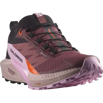 Salomon Sense Ride 5 GTX Laufschuhe Catawba Grape / Orchid Bouquet / Cherry Damen