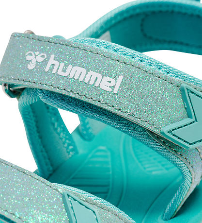 Hummel Sandaler - Glitter JR - Blåe Surf