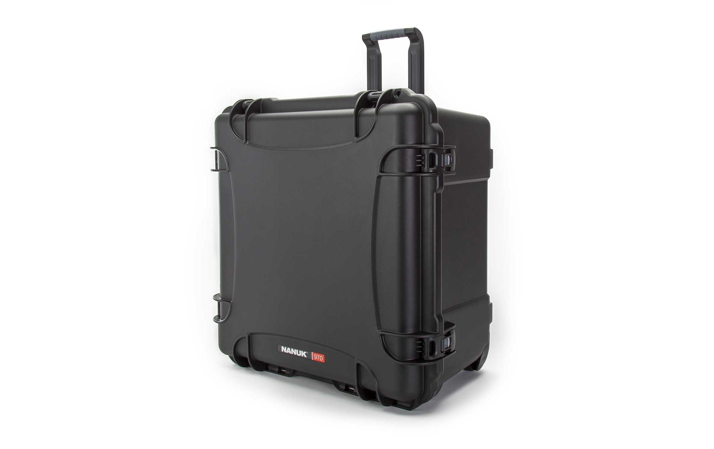 Kunststoffkoffer 970 - mit Schaum Schwarz<br>Leichter, wasserdichter und robuster Hartschalenkoffer