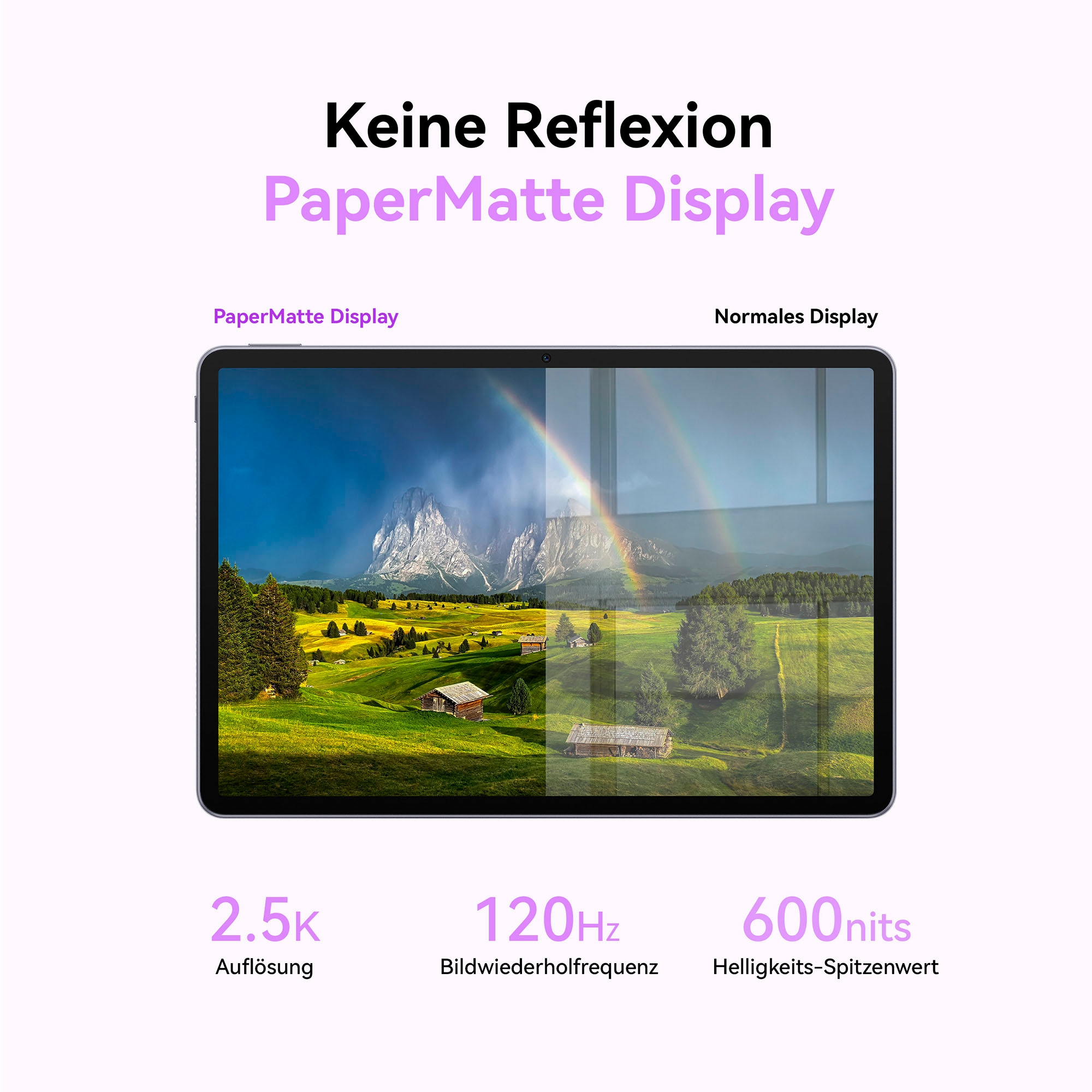 Huawei Tablet »MatePad 11.5 (8+256 GB)« (29,20 cm / 11,5 ″) HarmonyOS 256 GB 2.5K PaperMatte Display, Personalisierte Notizen, 10.100 mAh Akku)