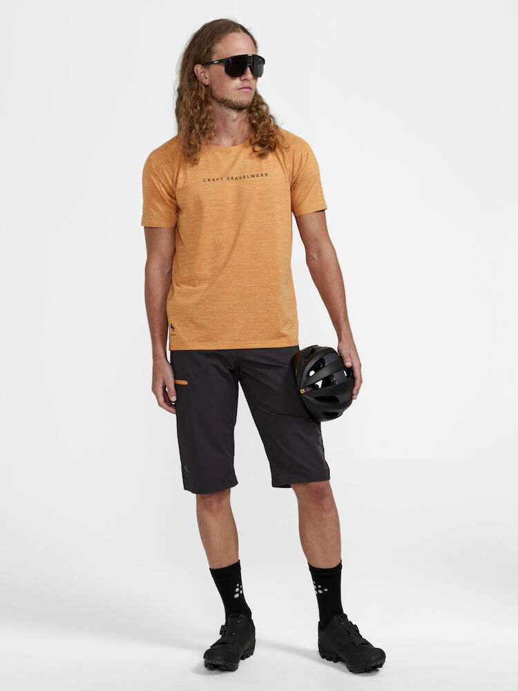 Craft Pro Gravel Shorts Sort/Orange