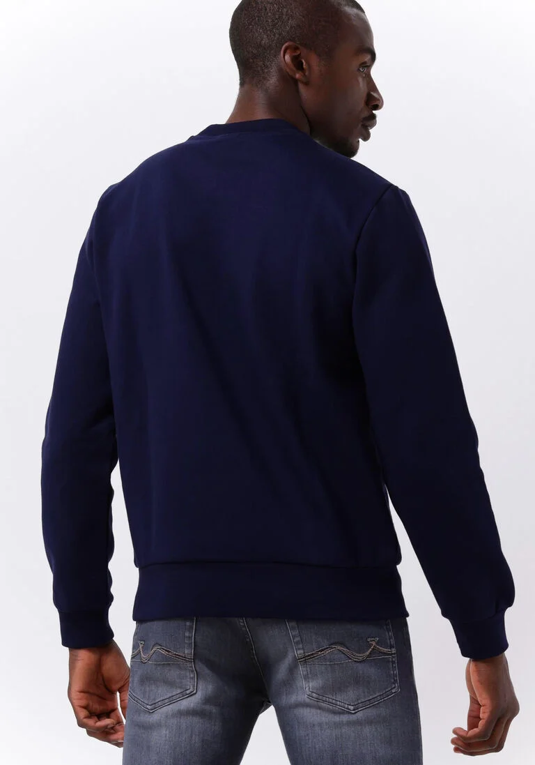 LACOSTE donkerblauwe lacoste trui sh9608 sweatshirt