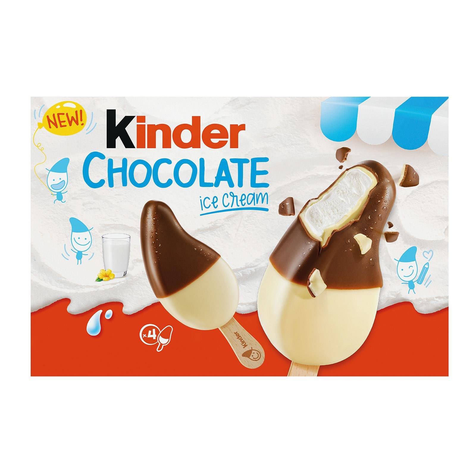 Kinder Chocolate 4er Eis