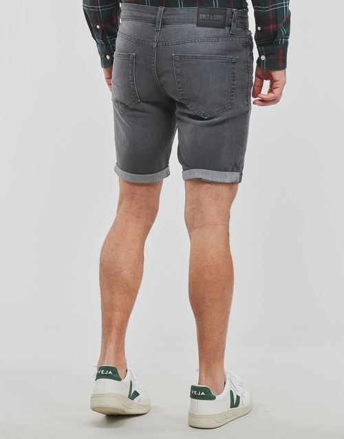 Only & Sons  - ONSPLY GREY 4329 SHORTS VD - Gris