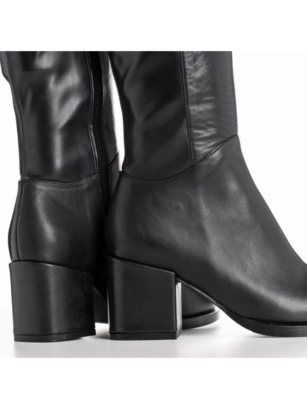 Bottes Garidan Cuir Noir - Reqins