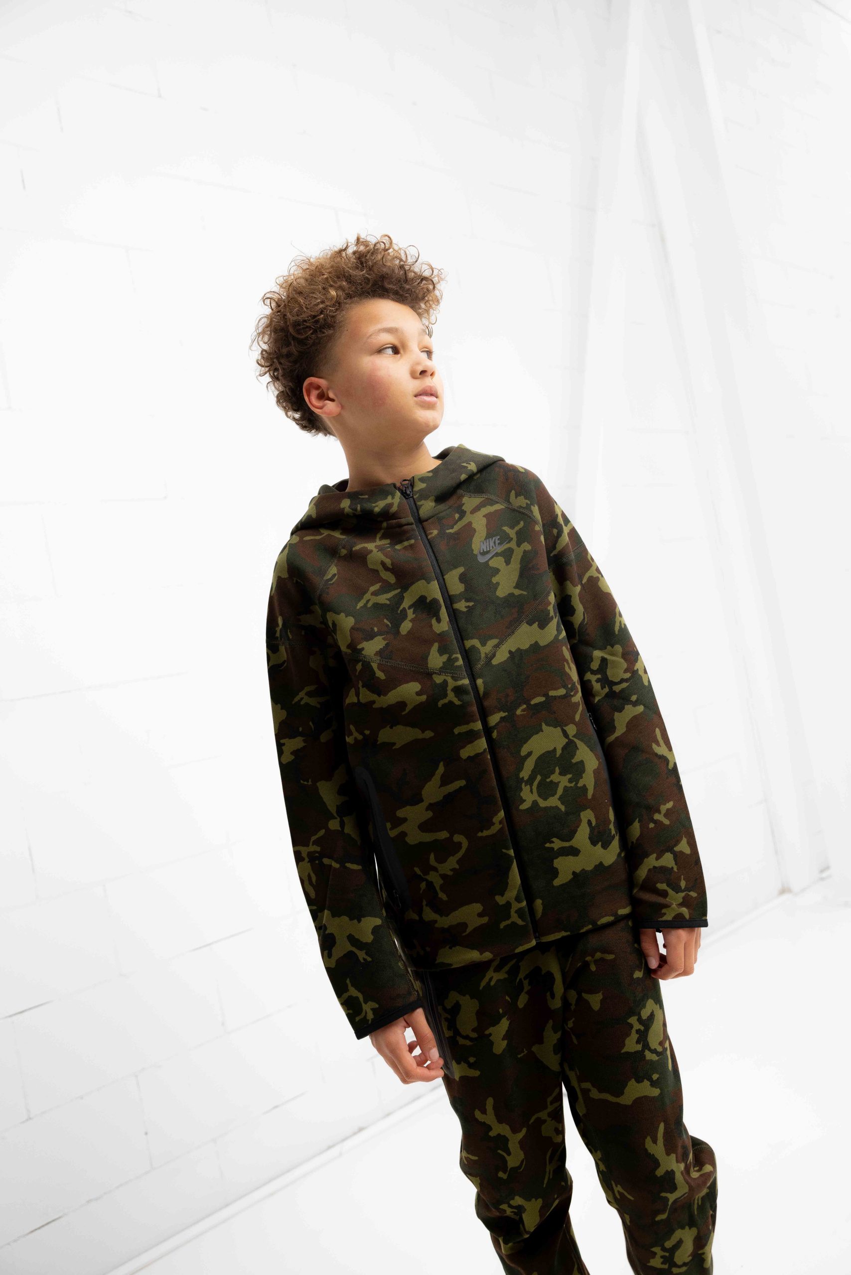 Nike Tech Fleece Trainingspak Kids Camo