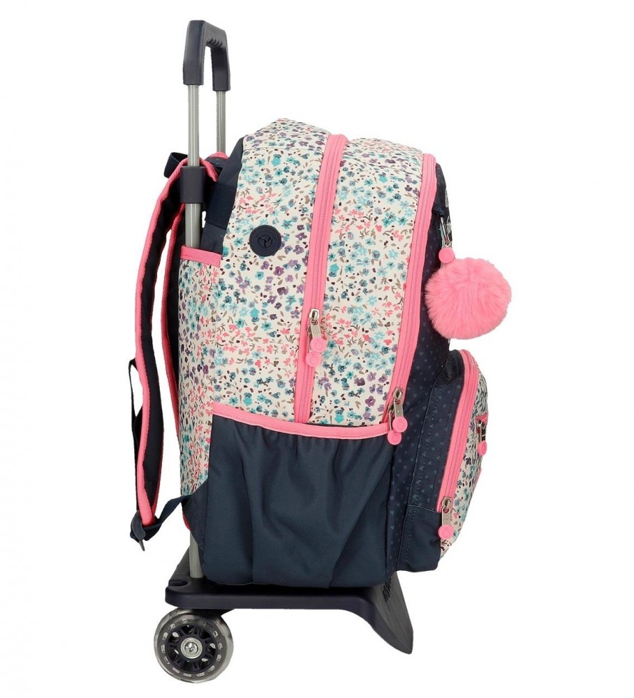 Mochila Enso Travel Time com dois compartimentos e carrinho náutico.