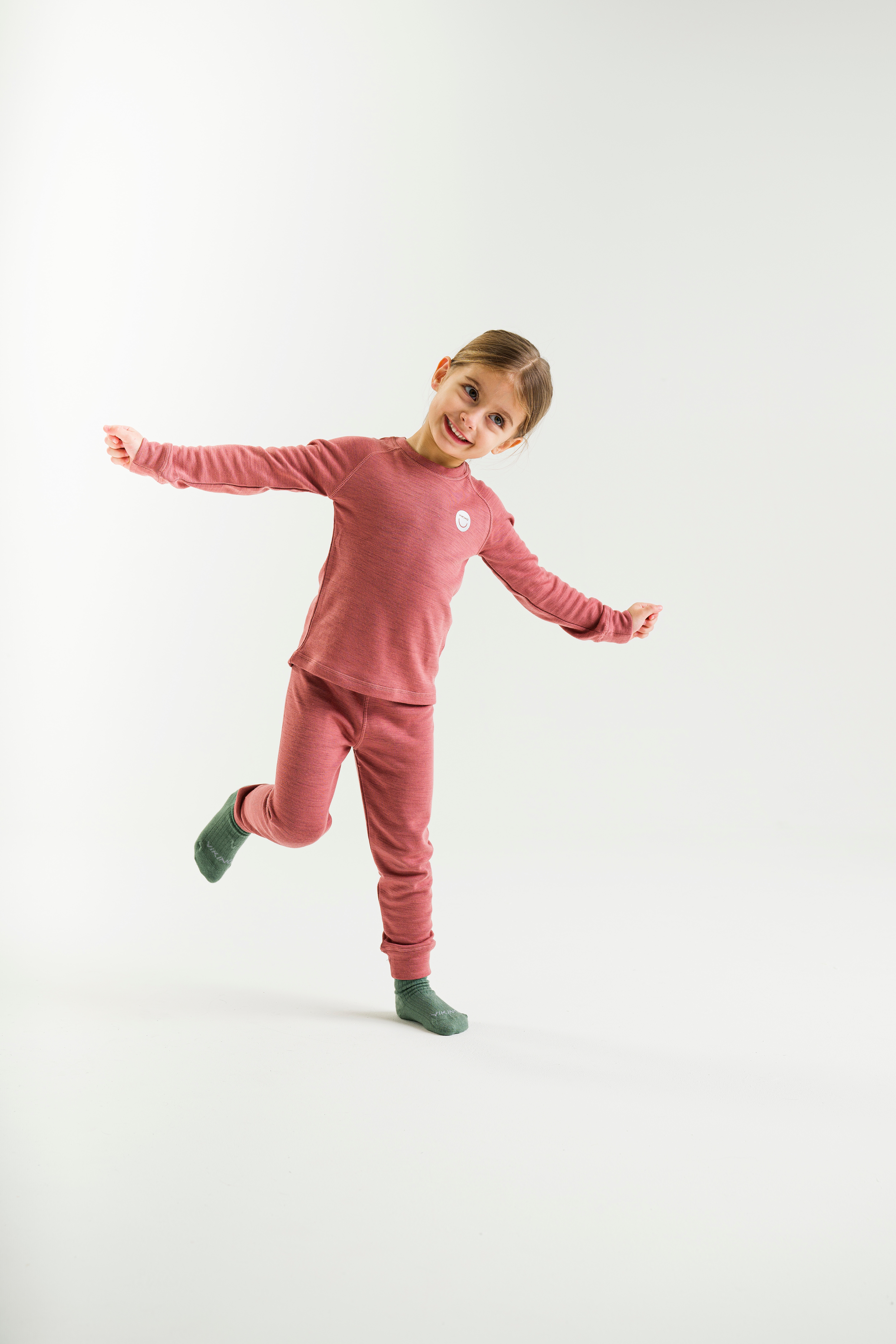 Viking Kids Soft Baselayer Merino Pants<br>Varm longs i 2-lag merino og Bambus