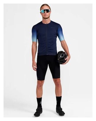 Maillot manches courtes Craft Adv Aero Bleu marine Bleu clair