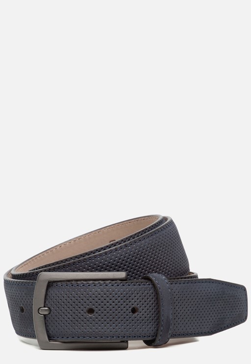 Ziengs Riem blauw Leer 960549