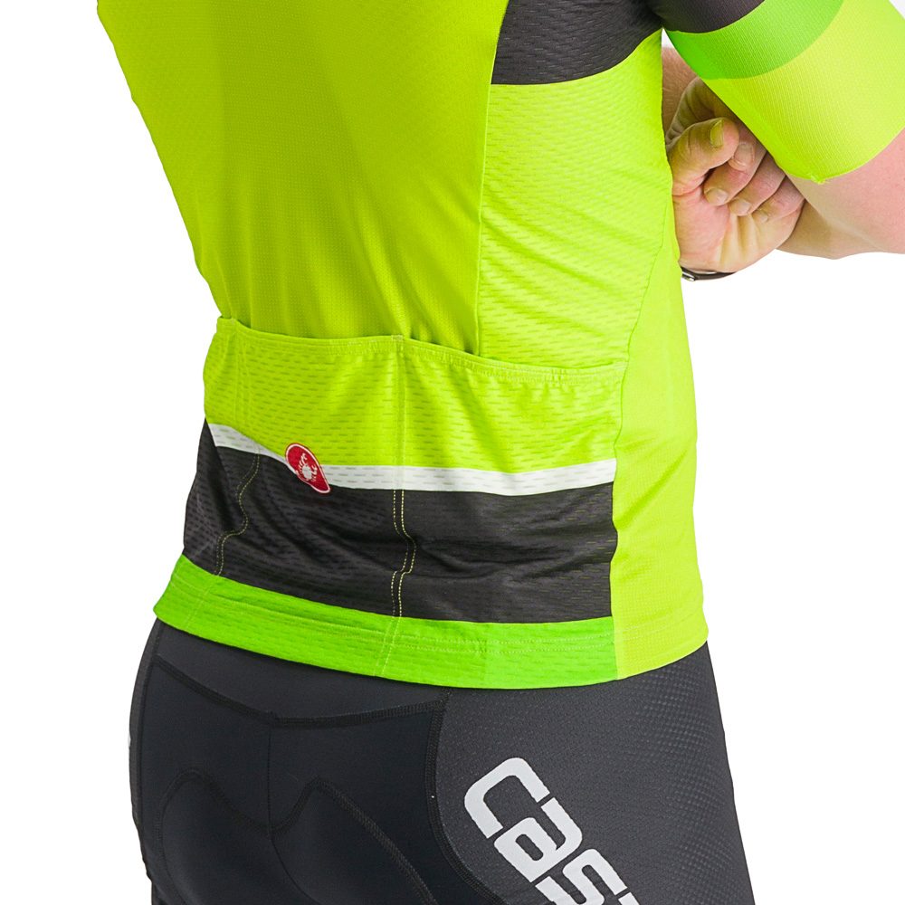 Castelli Scorpione 3 Radtrikot Herren electric lime