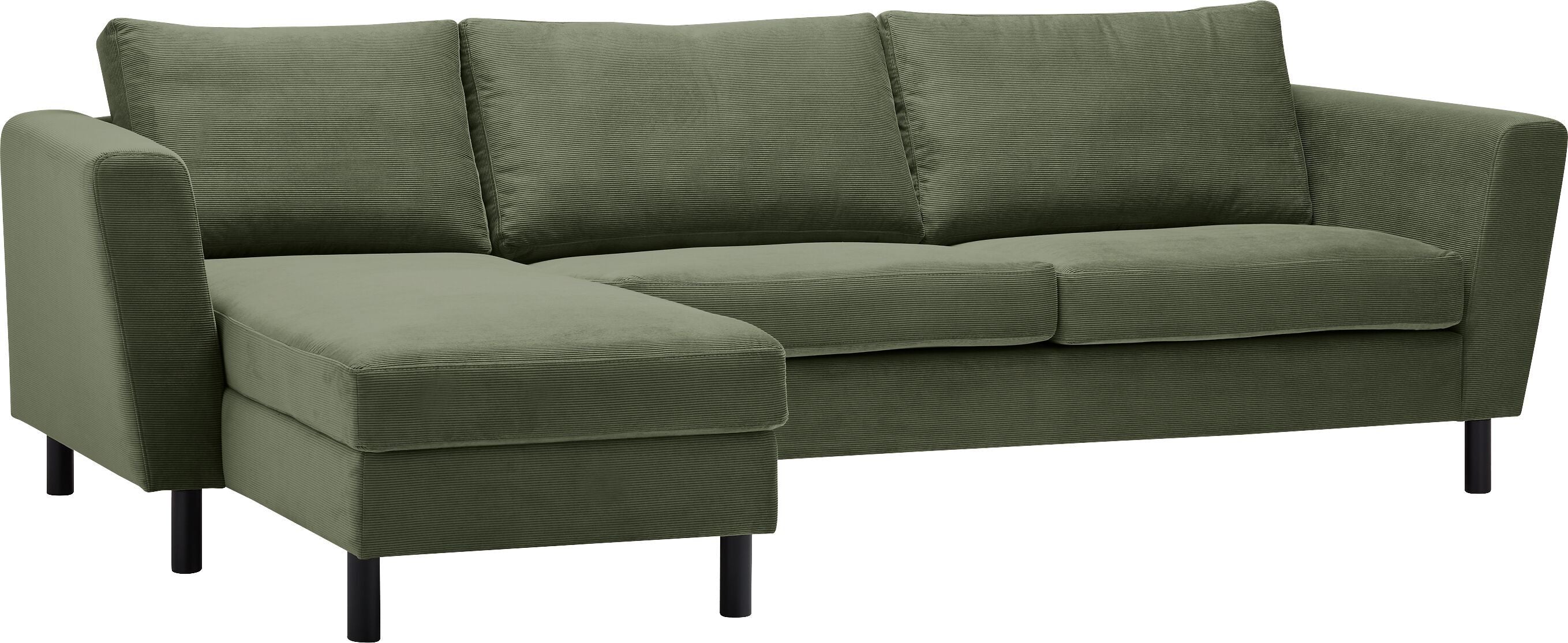 DIENER Ecksofa - Grün / B: 235.0 cm x T: 156.0 cm x H: 81.0 cm