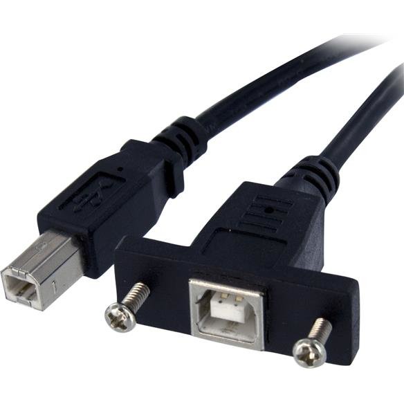 StarTech.com Câble USB Montage sur Panneau B Femelle vers B Mâle - 91 cm