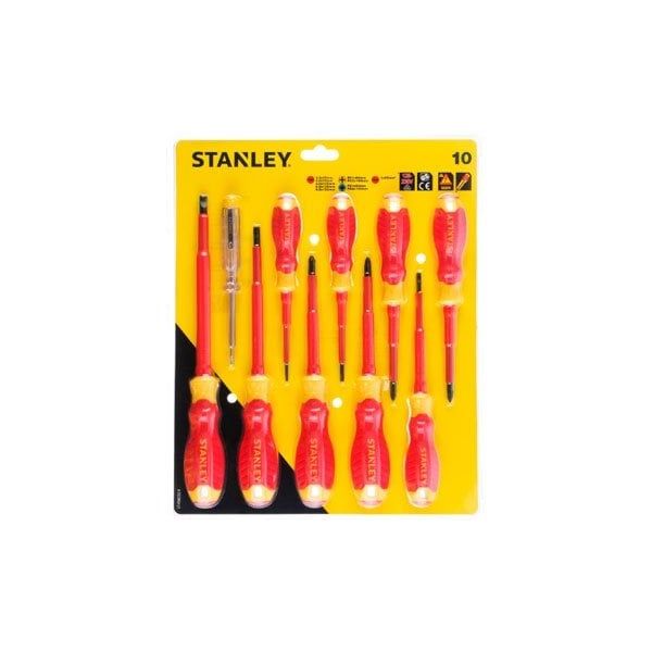 Stanley Conjunto 10 Chaves de Fenda PZ PH Isolados