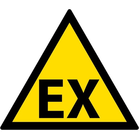 Signalétique de danger - Atmosphère explosive - W021 - ISO 7010
