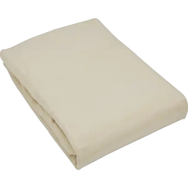 Kinder-Spannbettlaken beige 70 x 140 cm