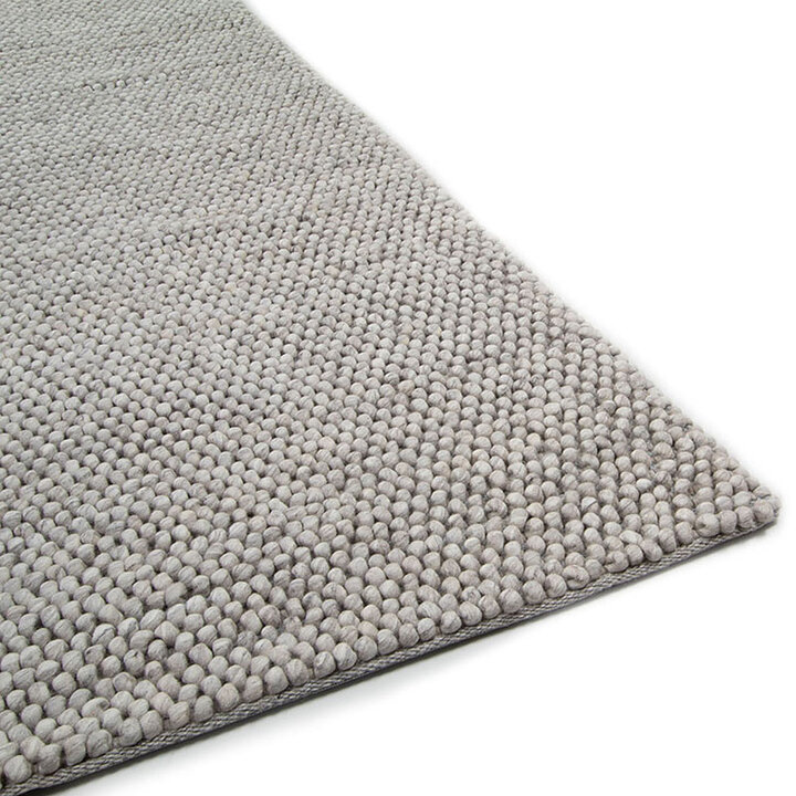 Wollen vloerkleed op maat - New Loop Lichtgrijs 814