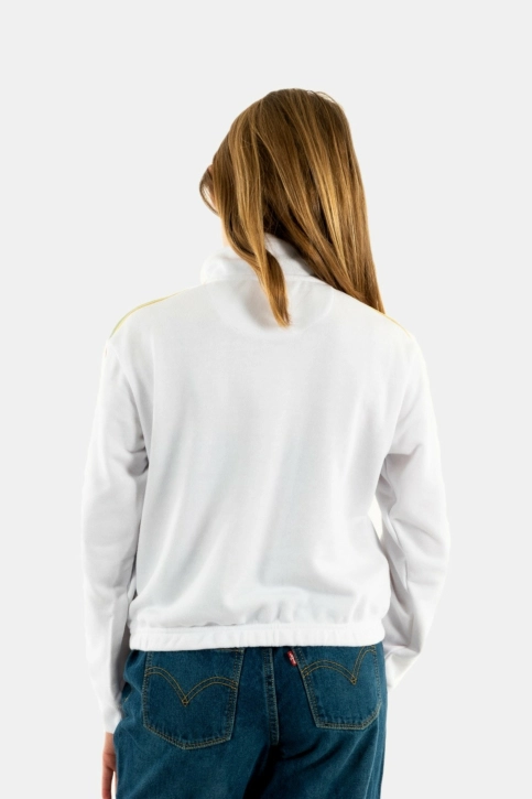 sweat levi's® half zip w/ taping 01 white