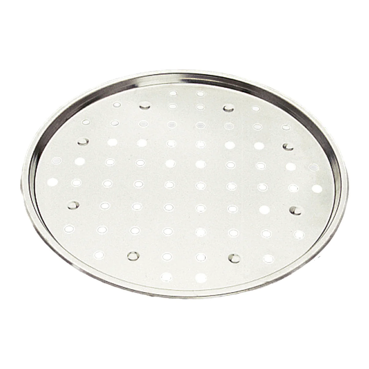 Plaque à pizza perforée - fer blanc - Ø340/330 mm Gobel