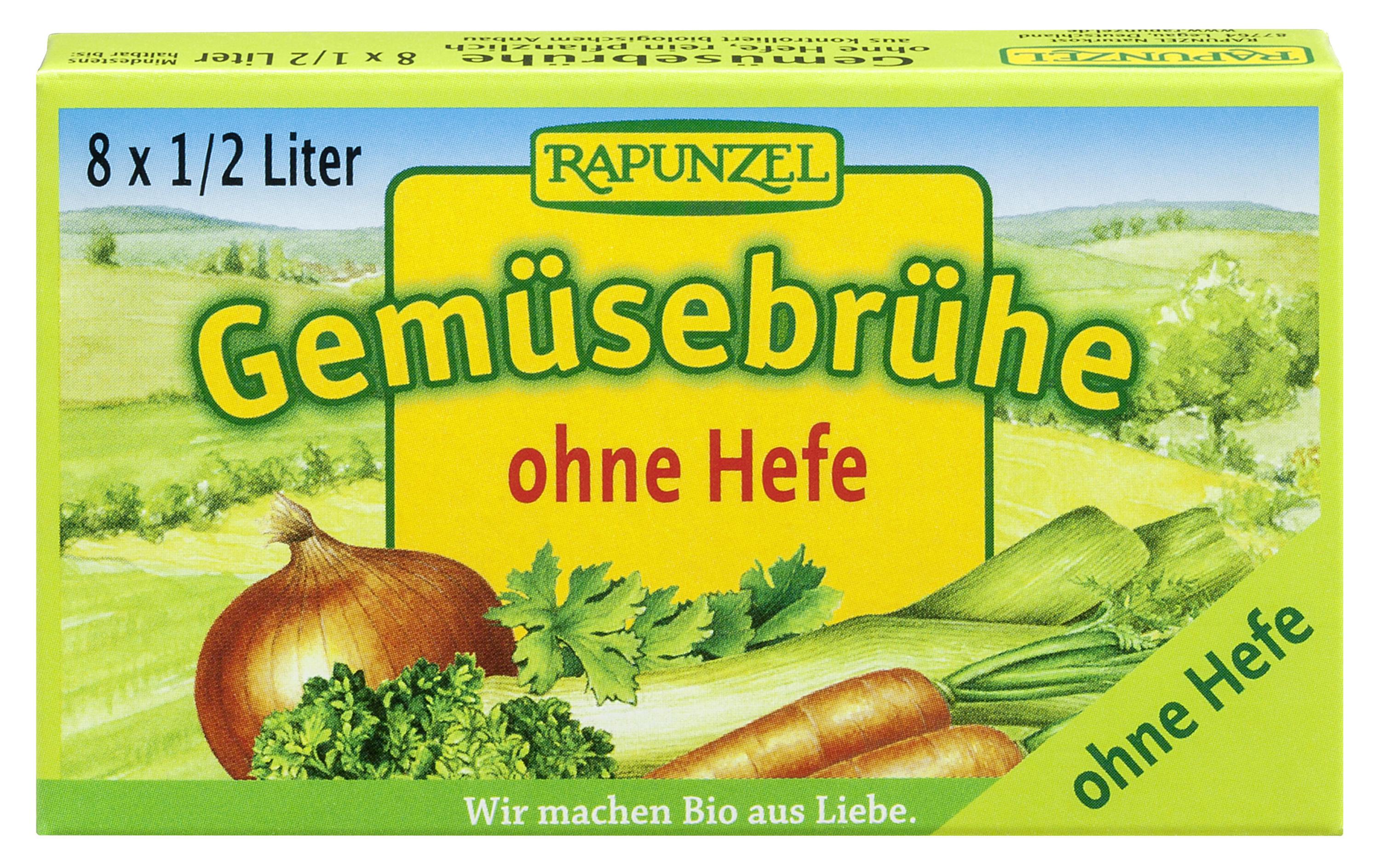 Bio Gemüse-Brühwürfel ohne Hefe 80 gBio Klare Suppe ohne Hefe