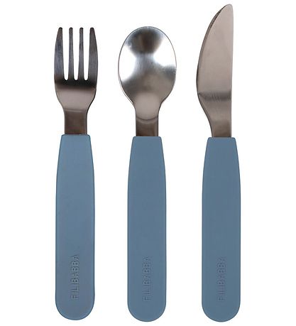 Filibabba Silikon Besteckset - Powder Blue